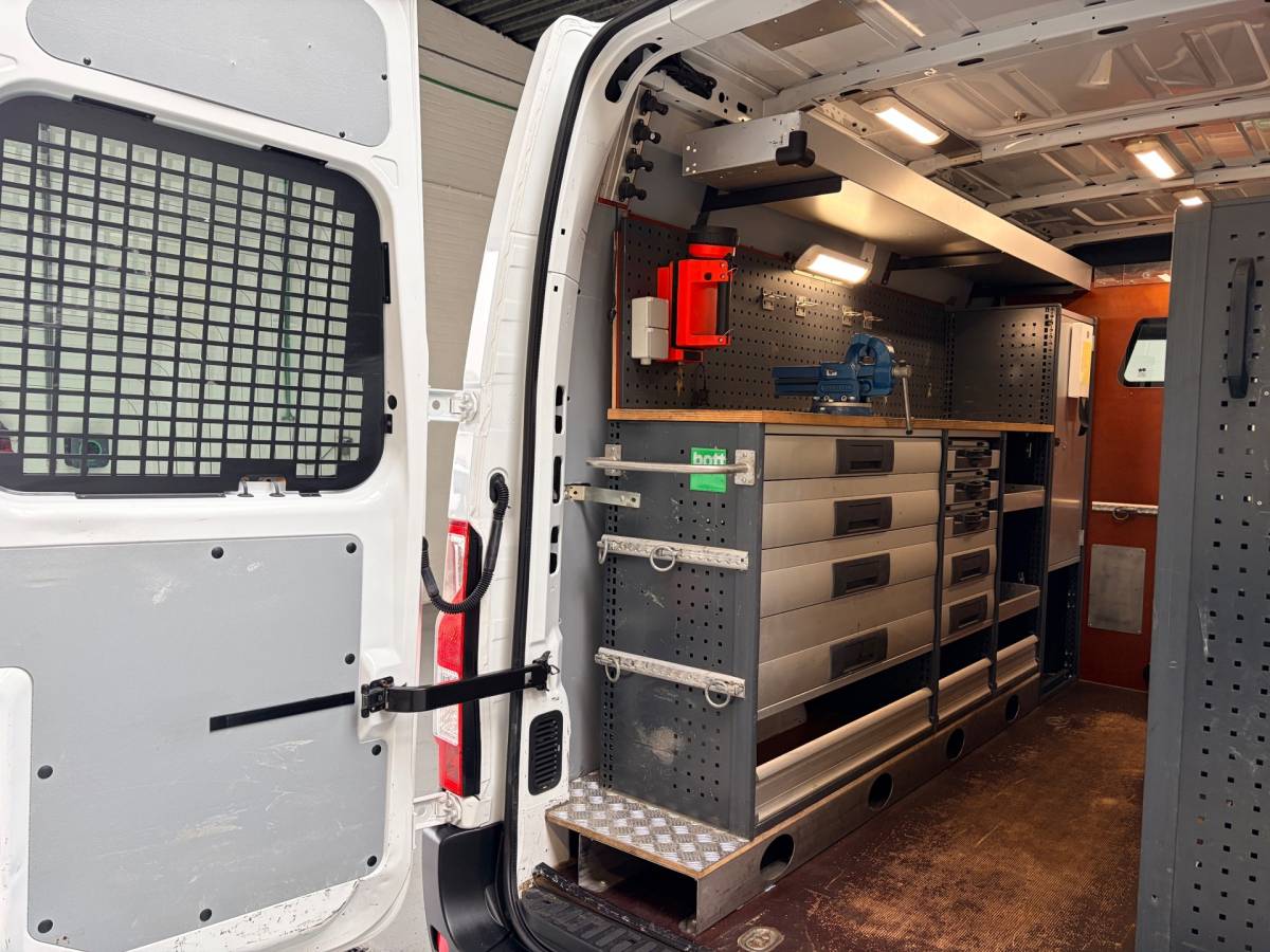 Opel Movano Opel Movano Servicewagen Automaat 2.3 CDTI BiTurbo 170pk L2H2, 230v Omvormer, BOTT kasten, Standkachel, RIJKLAARPRIJS