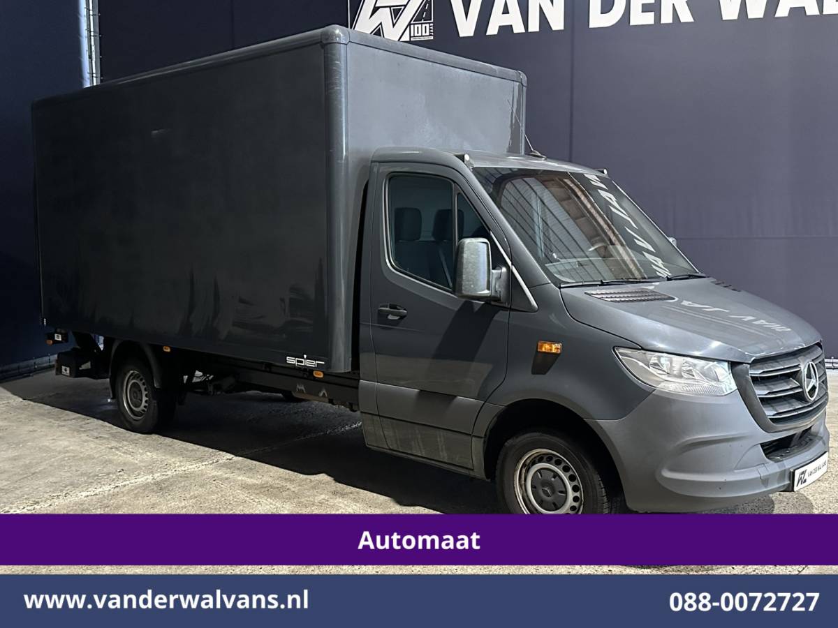 Mercedes-Benz Sprinter Mercedes-Benz Sprinter 316 CDI 164pk Automaat Bakwagen Laadklep Euro6 Airco | Apple Carplay | Cruisecontrol Android Auto, Bijrijdersbank