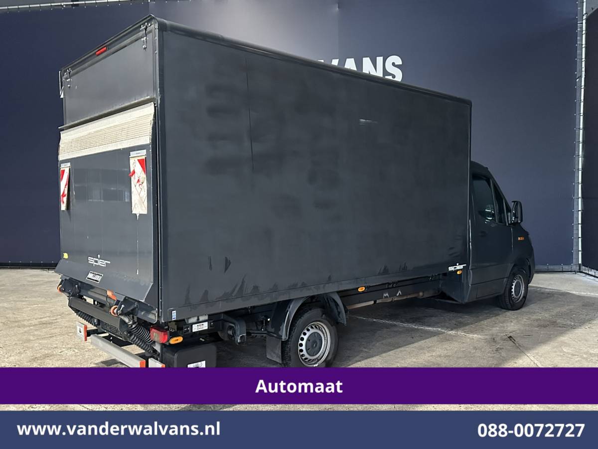 Mercedes-Benz Sprinter Mercedes-Benz Sprinter 316 CDI 164pk Automaat Bakwagen Laadklep Euro6 Airco | Apple Carplay | Cruisecontrol Android Auto, Bijrijdersbank
