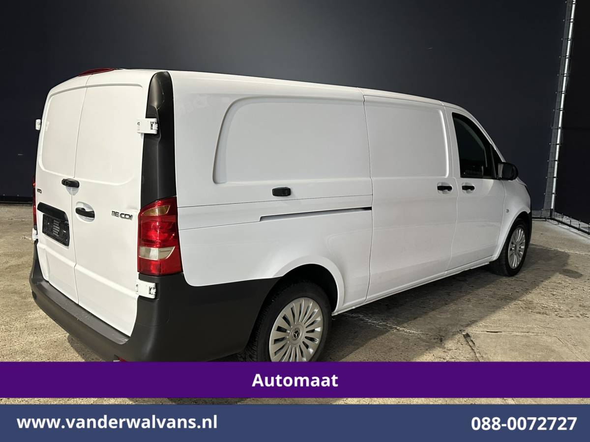 Mercedes-Benz Vito Mercedes-Benz Vito 116 CDI 164pk 9G-Tronic Automaat L3H1 2025 Model Euro6 Airco | Camera | XL Navigatie | Adaptieve Cruisecontrol Stoelverwarming, Bijrijdersbank