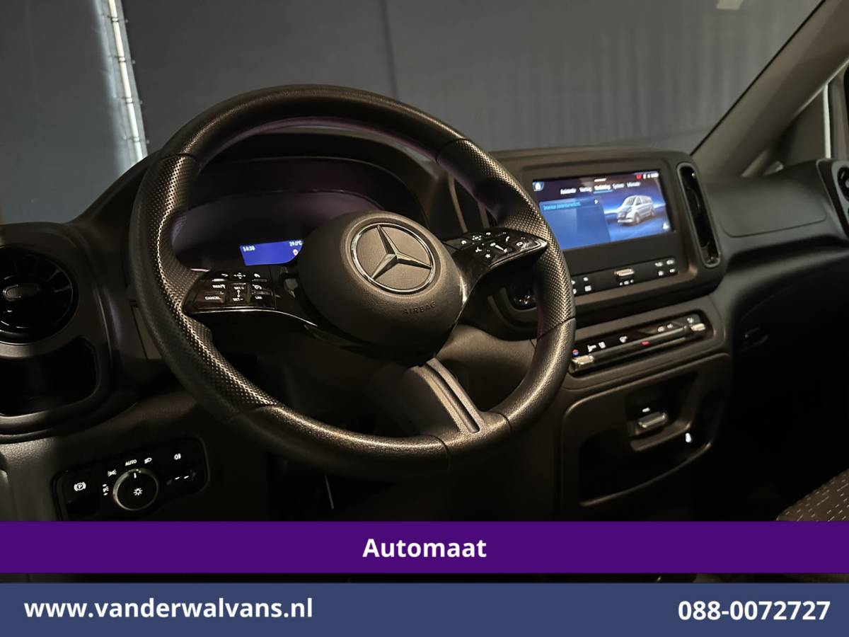 Mercedes-Benz Vito Mercedes-Benz Vito 116 CDI 164pk 9G-Tronic Automaat L3H1 2025 Model Euro6 Airco | Camera | XL Navigatie | Adaptieve Cruisecontrol Stoelverwarming, Bijrijdersbank