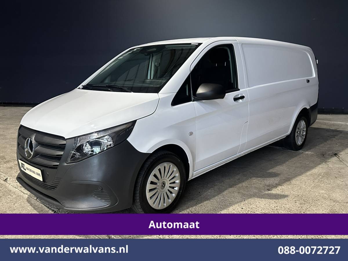 Mercedes-Benz Vito Mercedes-Benz Vito 116 CDI 164pk 9G-Tronic Automaat L3H1 2025 Model Euro6 Airco | Camera | XL Navigatie | Adaptieve Cruisecontrol Stoelverwarming, Bijrijdersbank
