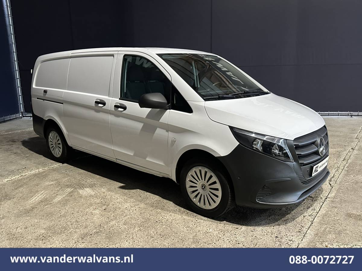 Mercedes-Benz Vito Mercedes-Benz Vito 116 CDI 164pk L2H1 2025 Model Euro6 Airco | Camera | XXL MBUX | Navigatie | Adaptieve Cruisecontrol | Stoelverwarming Parkeersensoren, Bijrijdersbank