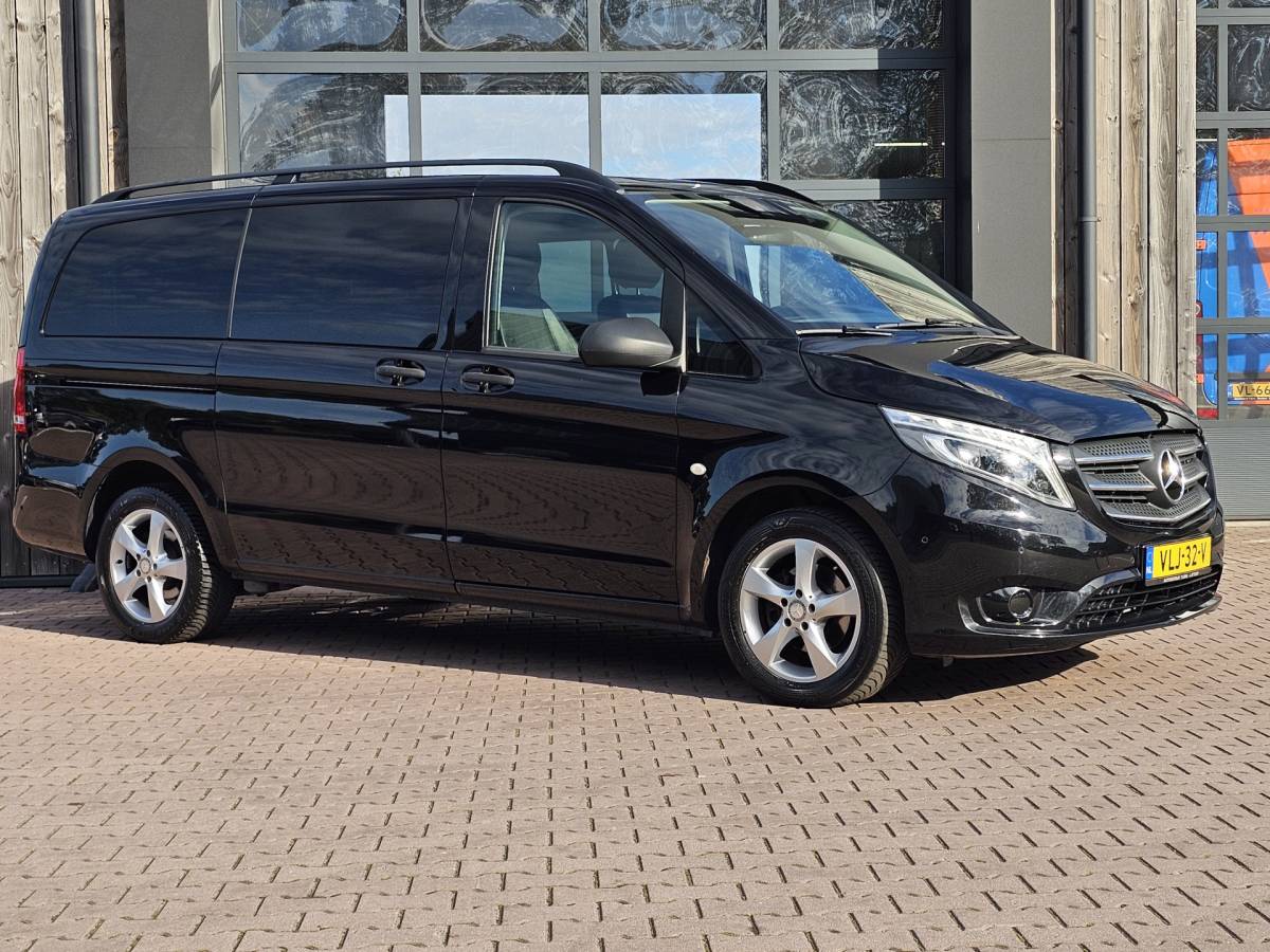Mercedes-Benz Vito Mercedes-Benz Vito 116 CDI Lang DC Comfort Automaat | LED | Standkachel | Camera | Stoelverwarming | Leder | Trekhaak | Keyless | Blind Spot | Lane assist |