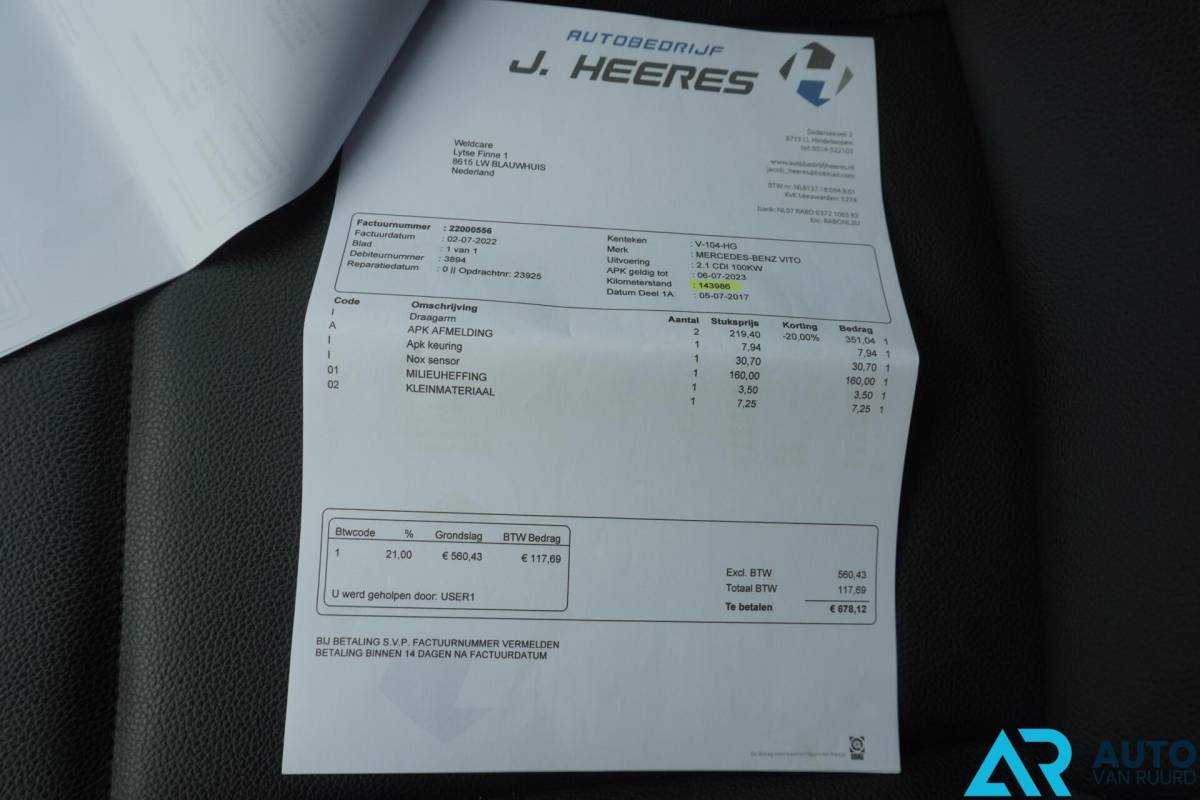 Mercedes-Benz Vito Mercedes Vito 114 * MARGE * Dubbele cabine * Automaat * LED