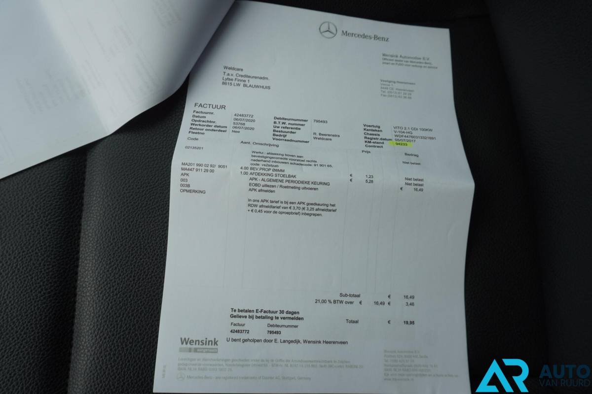 Mercedes-Benz Vito Mercedes Vito 114 * MARGE * Dubbele cabine * Automaat * LED