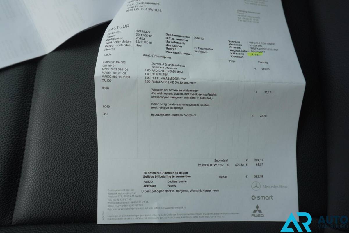 Mercedes-Benz Vito Mercedes Vito 114 * MARGE * Dubbele cabine * Automaat * LED