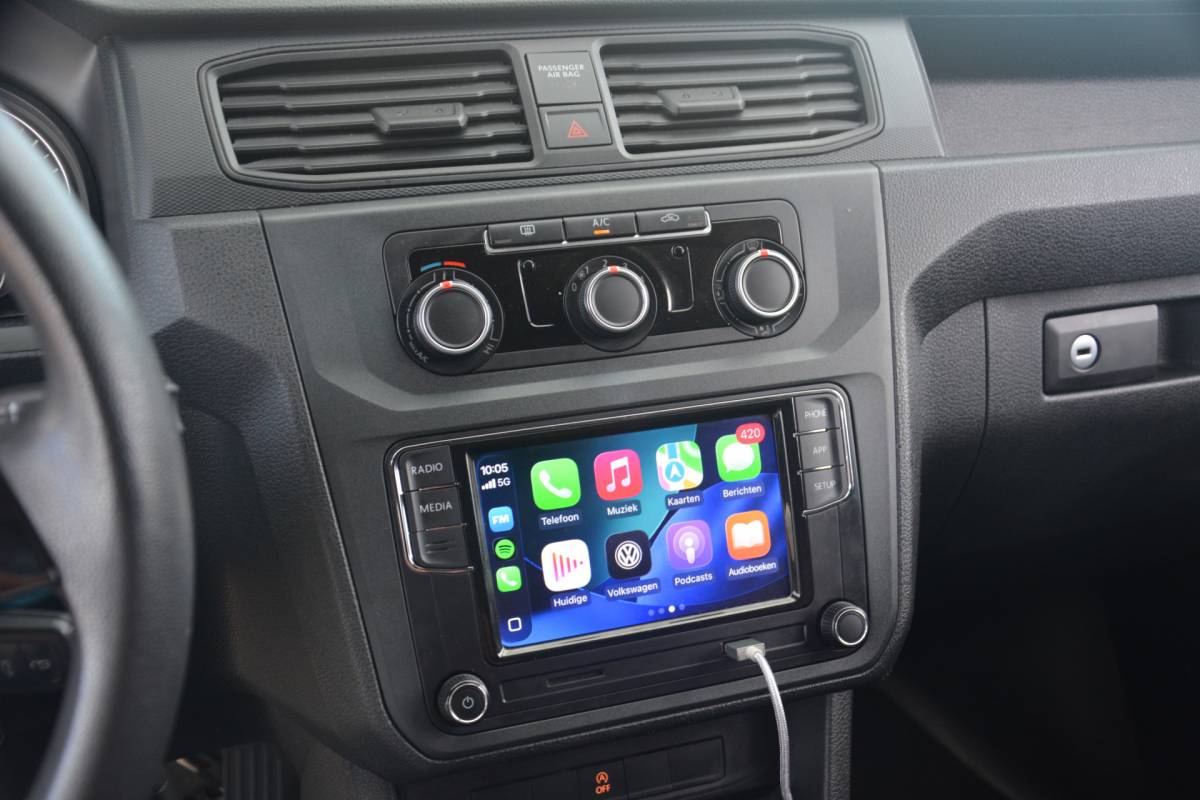 Volkswagen Caddy Volkswagen Caddy 2.0 TDI L1H1 BMT Trendline | Airco | Carplay | Camera | Leer | Elek.ramen | Trekhaak | NAP!! |