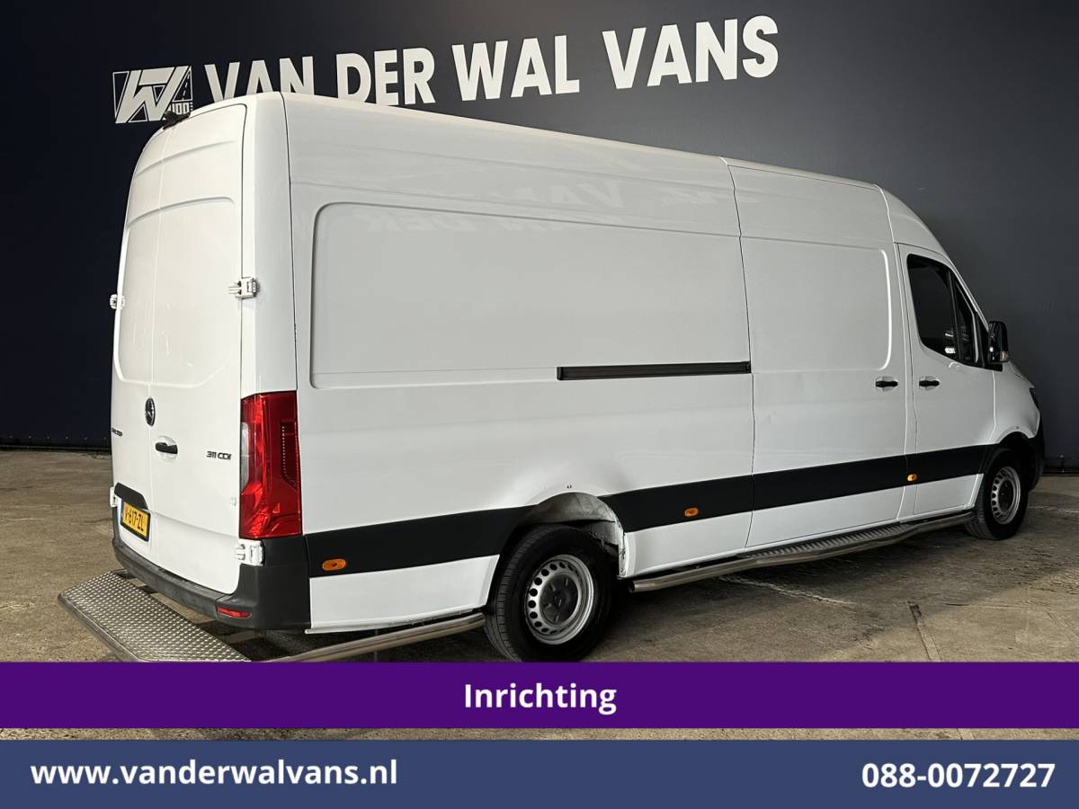 Mercedes-Benz Sprinter Mercedes-Benz Sprinter 311 CDI Automaat L3H2 *PostNL inrichting* Euro6 Airco | Camera | Schappen Doorloopdeur, 270 Gr. achterdeuren, Sidebars