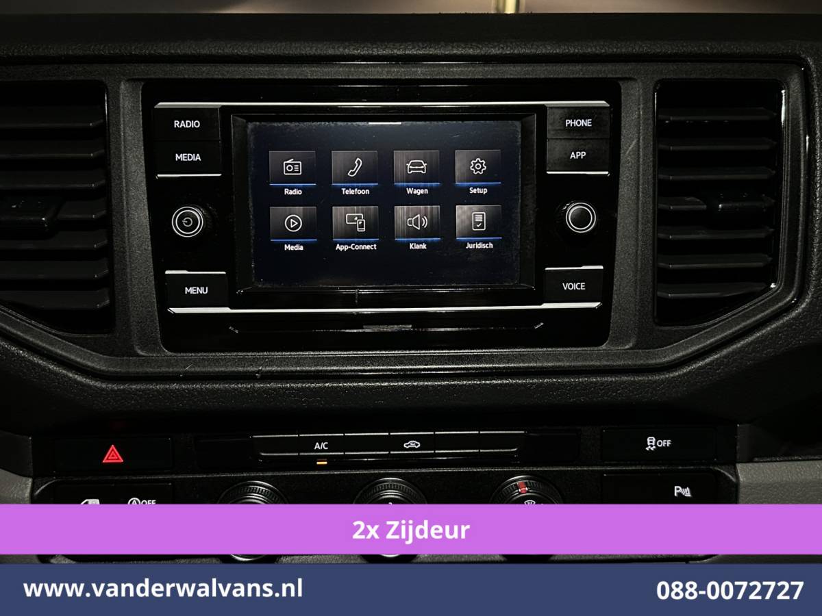 Volkswagen Crafter Volkswagen Crafter 2.0 TDI 141pk L4H3 L3H2 Euro6 Airco | 2x zijdeur | Camera | Apple Carplay | Android Auto Parkeersensoren, 3000kg trekvermogen, Bijrijdersbank
