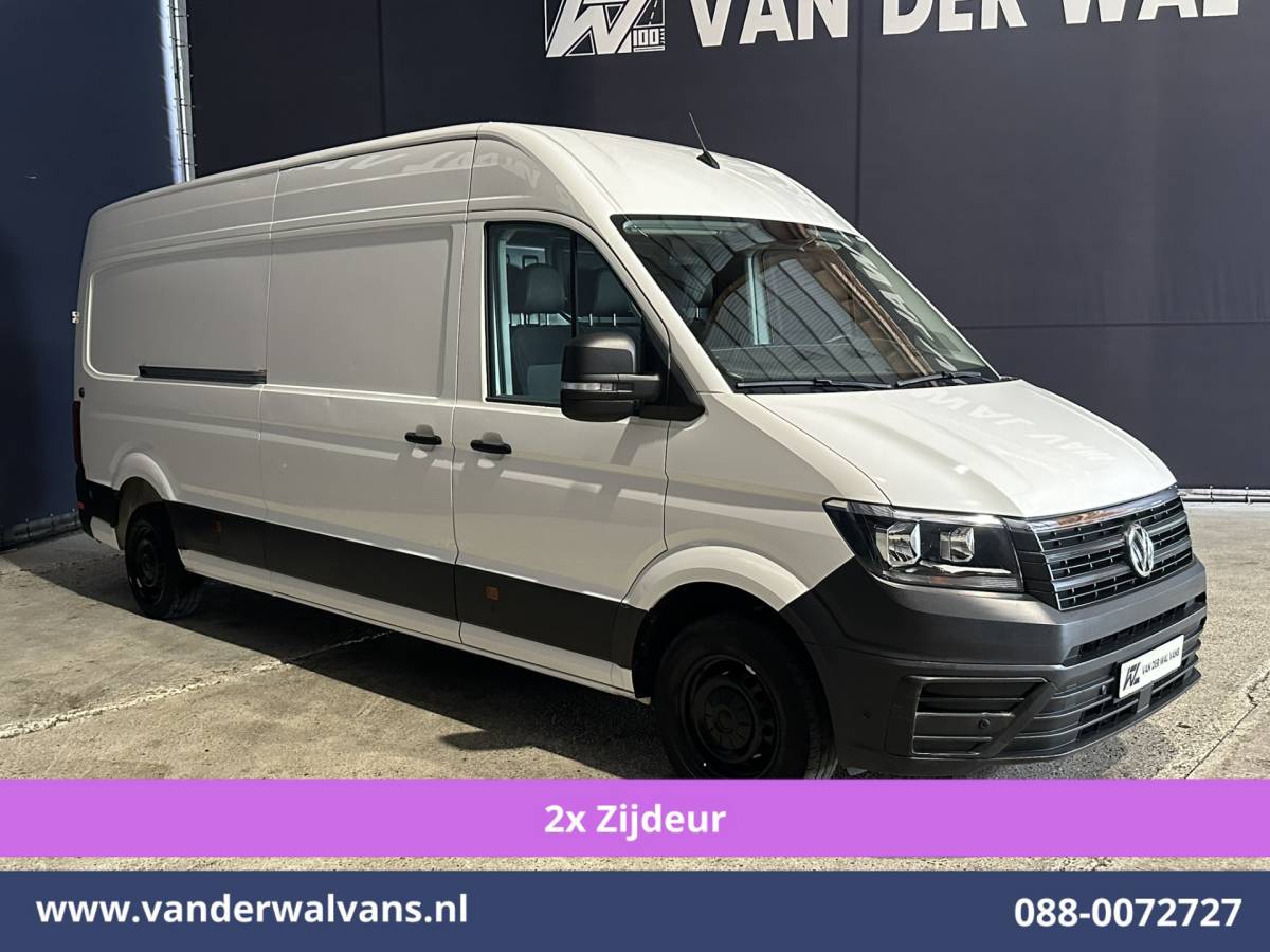 Volkswagen Crafter Volkswagen Crafter 2.0 TDI 141pk L4H3 L3H2 Euro6 Airco | 2x zijdeur | Camera | Apple Carplay | Android Auto Parkeersensoren, 3000kg trekvermogen, Bijrijdersbank