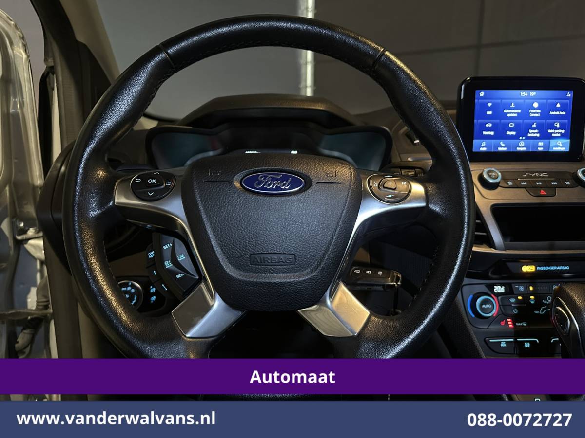Ford Transit Connect Ford Transit Connect 1.5 EcoBlue 120pk Automaat L2H1 Inrichting Euro6 Airco | Camera | Navigatie | LM Velgen Cruisecontrol, Android Auto, Stoelverwarming, Verwarmde voorruit, Parkeersensoren