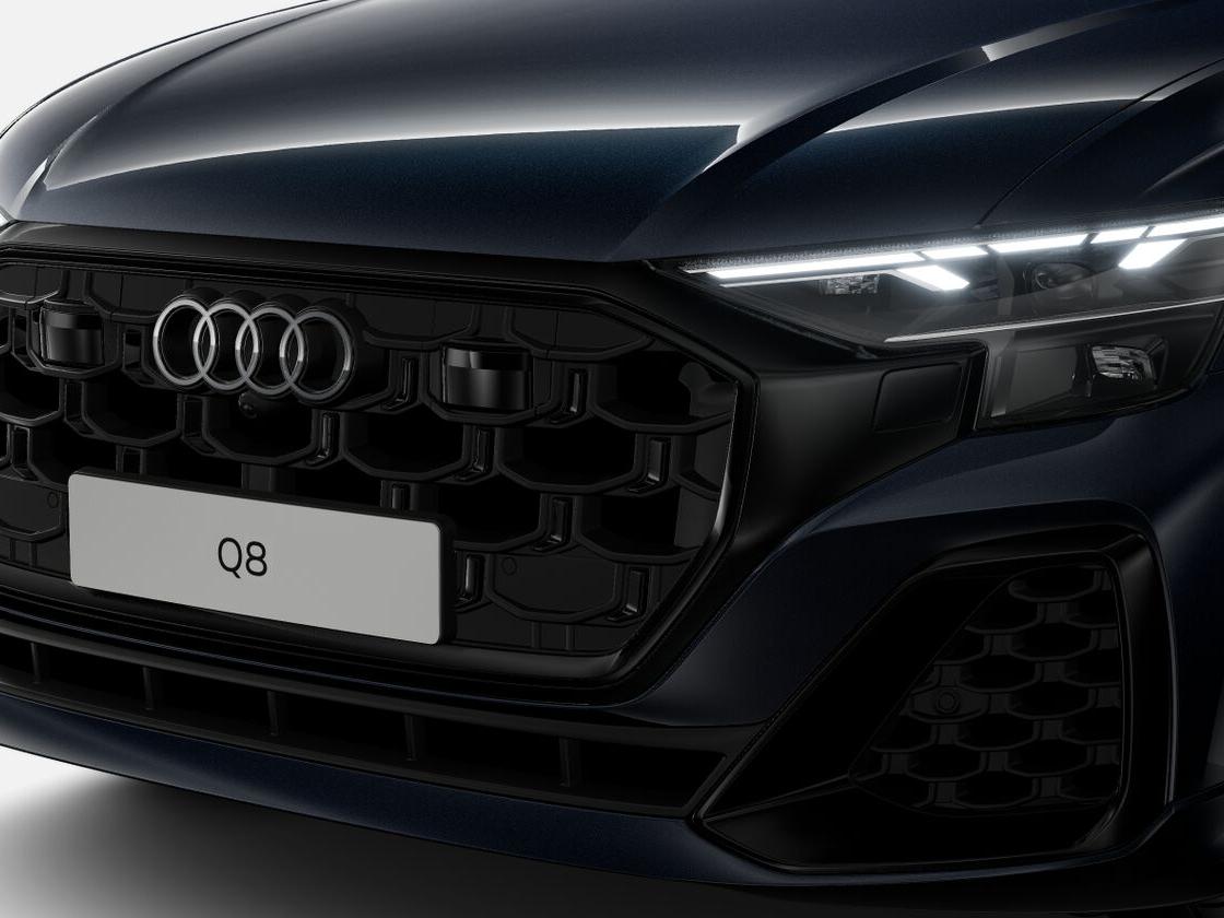 Audi Q8 Audi Q8 55 TFSI e quattro Pro Line S Plus 394 PK · Adaptieve luchtvering · Bang & Olufsen Premium 3D · Optiekpakket zwart plus