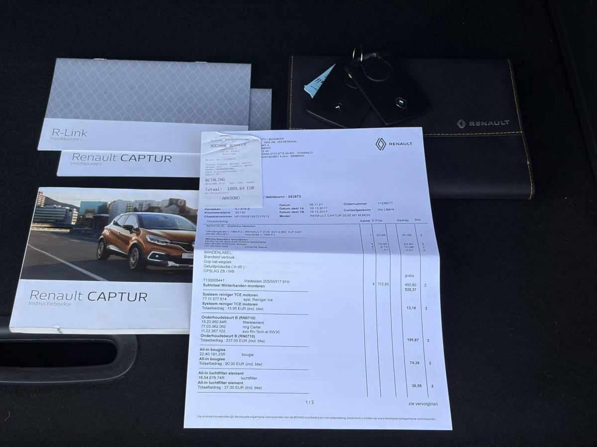 Renault Captur Renault Captur 0.9 TCe Intens ✓1e Eigenaar✓Camera ✓Keyless✓Airco✓Cruise✓Dealer Onderhouden✓LED koplampen✓Dodehoeksensor✓17” Lm velgen✓Pdc V+A✓N.A.P✓Bj 12-2017✓Apk tot 01-2027