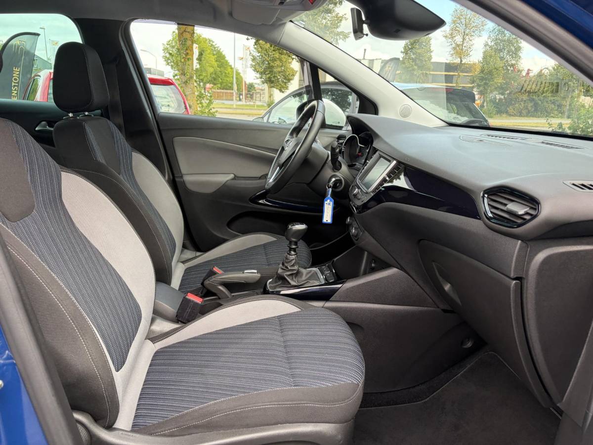 Opel Crossland X Opel Crossland X 1.2 Turbo 120 Jaar Edition ✓110pk✓D-riem vv in 2025✓2e Eigenaar✓Carplay✓Lm velgen✓N.A.P✓6 Bak✓Airco✓Cruise✓Pdc✓Rijstrooksensor✓Nieuwe Apk bij Aflevering