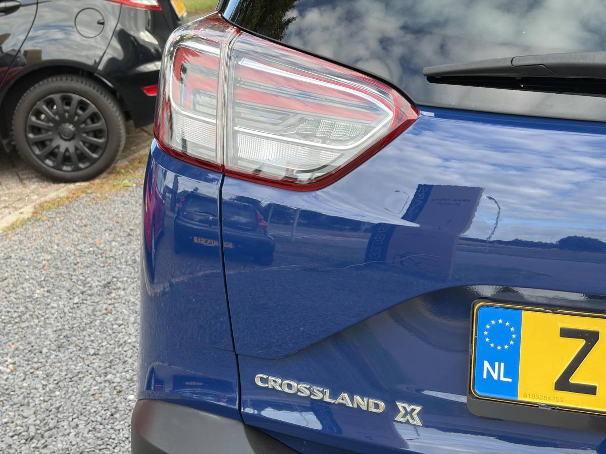 Opel Crossland X Opel Crossland X 1.2 Turbo 120 Jaar Edition ✓110pk✓D-riem vv in 2025✓2e Eigenaar✓Carplay✓Lm velgen✓N.A.P✓6 Bak✓Airco✓Cruise✓Pdc✓Rijstrooksensor✓Nieuwe Apk bij Aflevering
