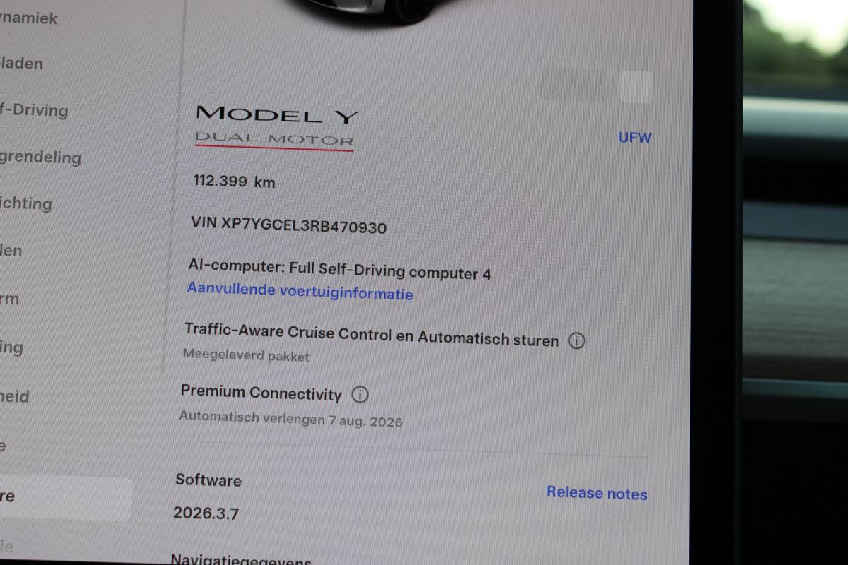 Tesla Model Y Tesla Model Y Performance AWD 75 kWh SOh 92.5% PANO LEER NAVI ORG NL 112000KM!!!