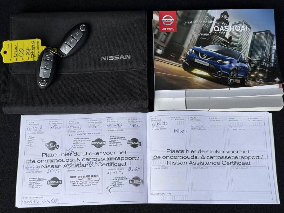 Nissan QASHQAI Nissan Qashqai 1.2 N-Connecta 1e Eigenaar|Navi|Pano|360 Camera|Clima|Cruise|PDC|Stoelverwarming|Dealer Onderhouden|N.A.P|APK tot 07-2027