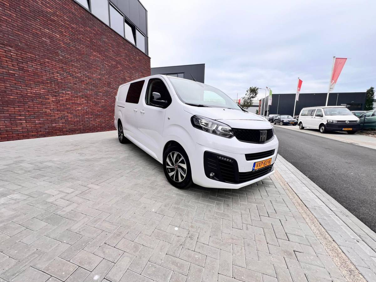 Fiat Scudo Fiat Scudo 2.0 MultiJet 180 L3 DC 180 pk dubbele cabine camera 6 pers.