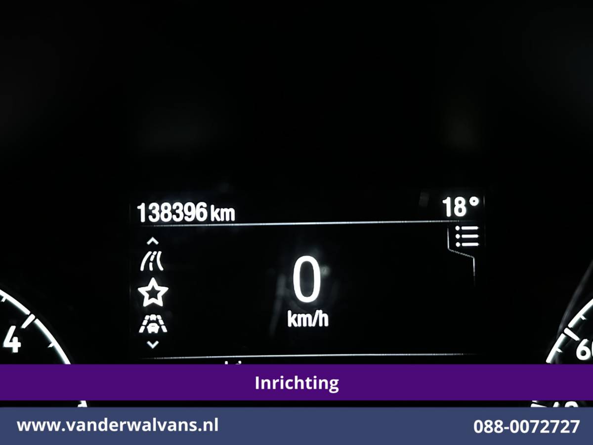 Ford Transit Custom Ford Transit Custom 2.0 TDCI 130pk L2H1 Inrichting Euro6 Airco | Omvormer | Camera | LED | Android Auto | Cruisecontrol | 2800kg Trekhaak Verwarmde voorruit, Stoelverwarming, Parkeersensoren, Bijrijdersbank, Dakdragers