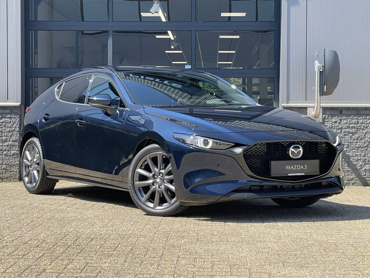 Mazda 3 Mazda 3 2.5 e-SkyActiv-G M Hybrid 140 Automaat Takumi | LEDER | BOSE | 360 CAMERA |