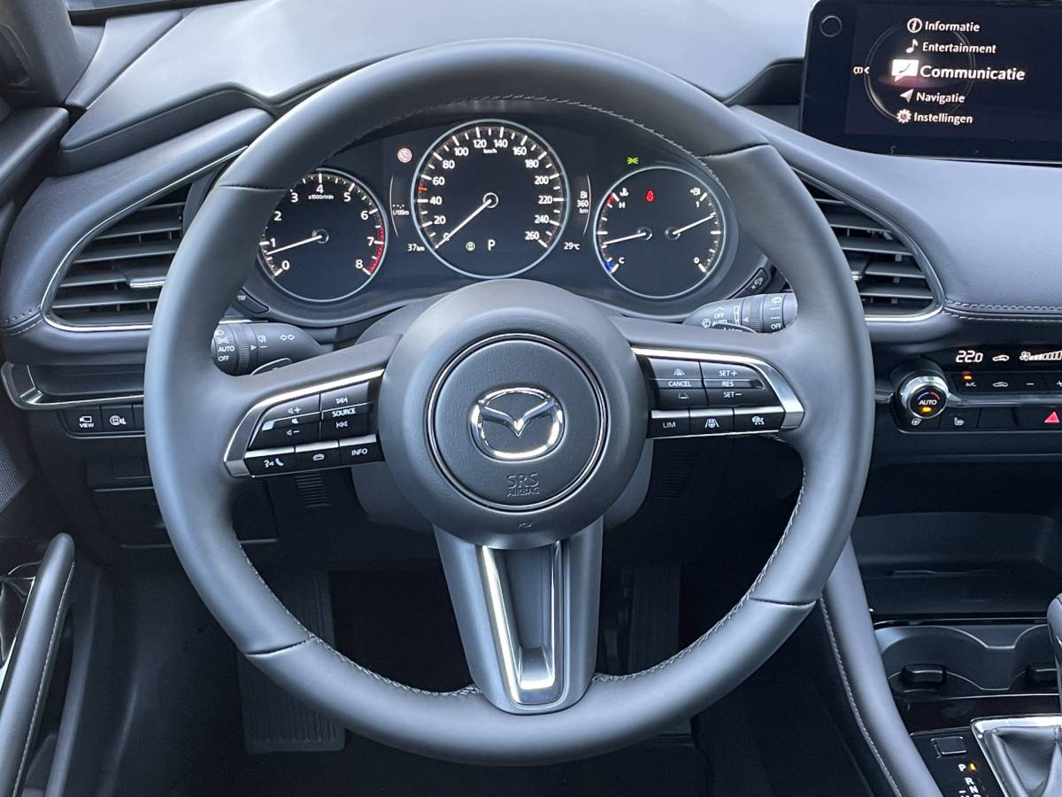 Mazda 3 Mazda 3 2.5 e-SkyActiv-G M Hybrid 140 Automaat Takumi | LEDER | BOSE | 360 CAMERA |