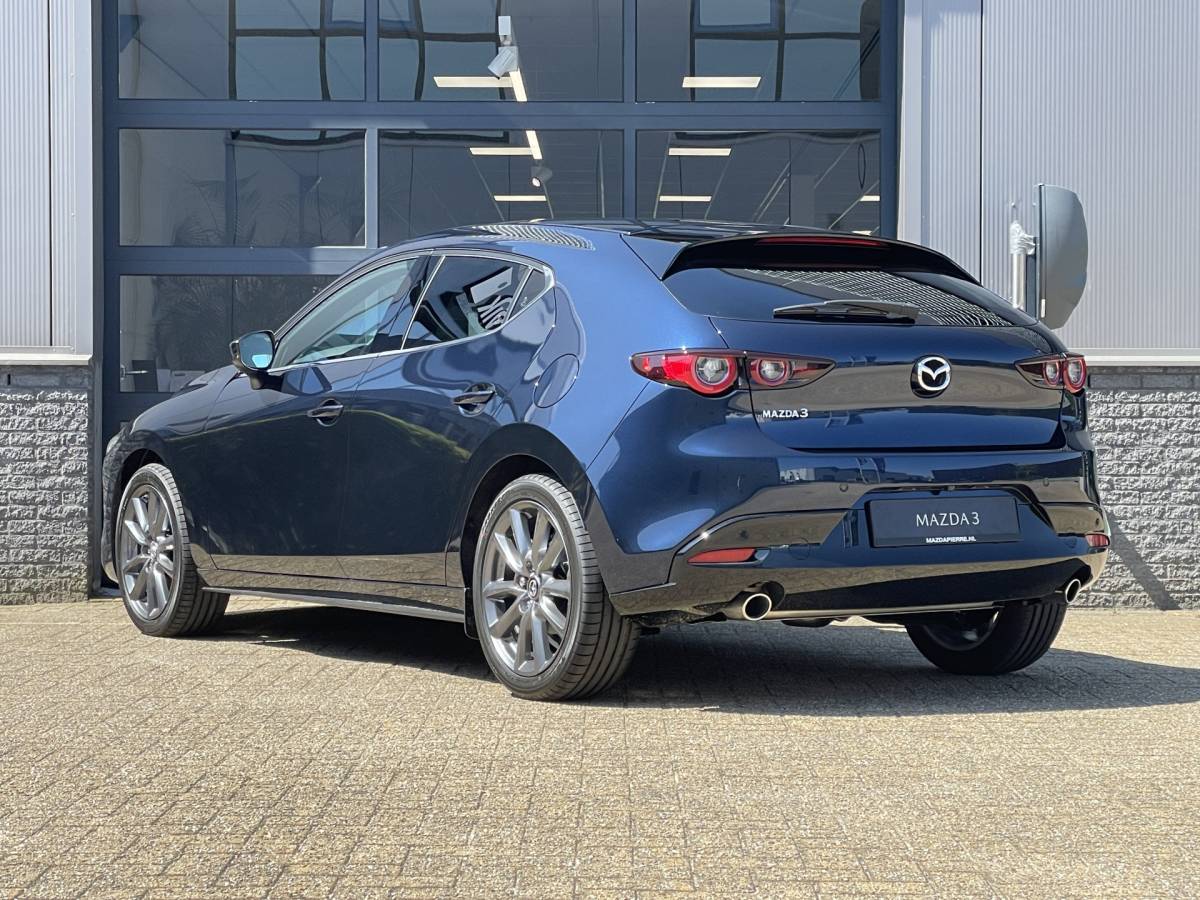 Mazda 3 Mazda 3 2.5 e-SkyActiv-G M Hybrid 140 Automaat Takumi | LEDER | BOSE | 360 CAMERA |