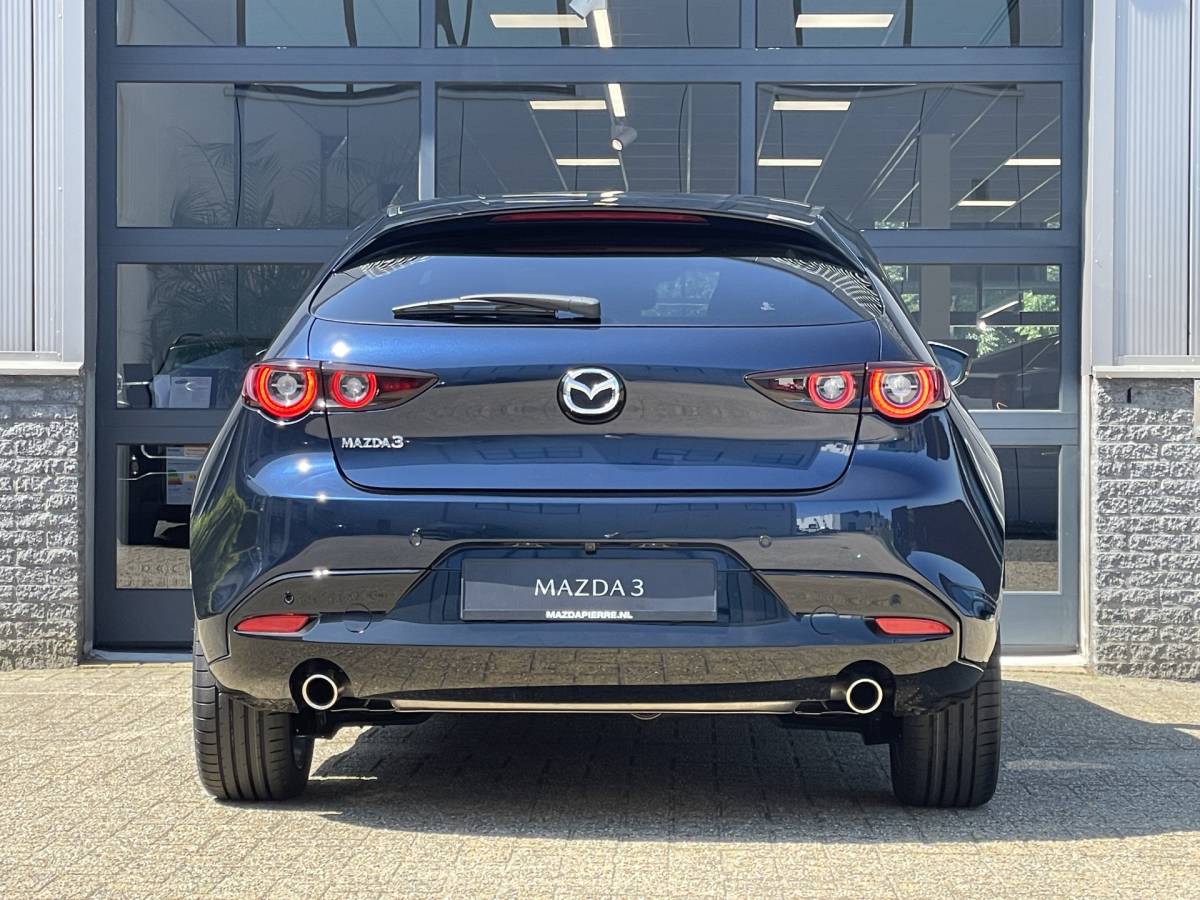 Mazda 3 Mazda 3 2.5 e-SkyActiv-G M Hybrid 140 Automaat Takumi | LEDER | BOSE | 360 CAMERA |