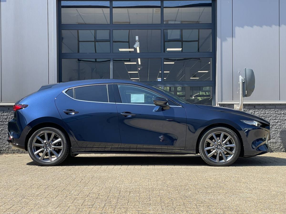 Mazda 3 Mazda 3 2.5 e-SkyActiv-G M Hybrid 140 Automaat Takumi | LEDER | BOSE | 360 CAMERA |