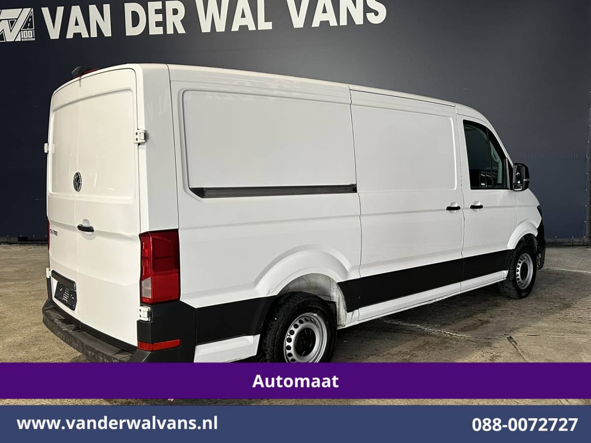 Volkswagen Crafter Volkswagen Crafter 2.0 TDI 141pk L3H2 L2H1 inrichting Euro6 Airco | Camera | Apple Carplay | Parkeersensoren Android Auto, Bijrijdersbank