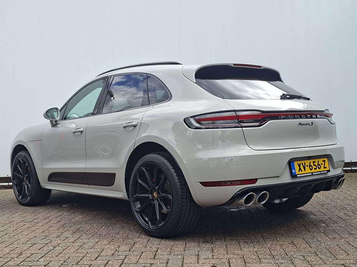 Porsche Macan Porsche Macan 3.0 S 354PK Adap.Cruise Pano Luchtv Carplay Krijtgrijs Memory BOSE