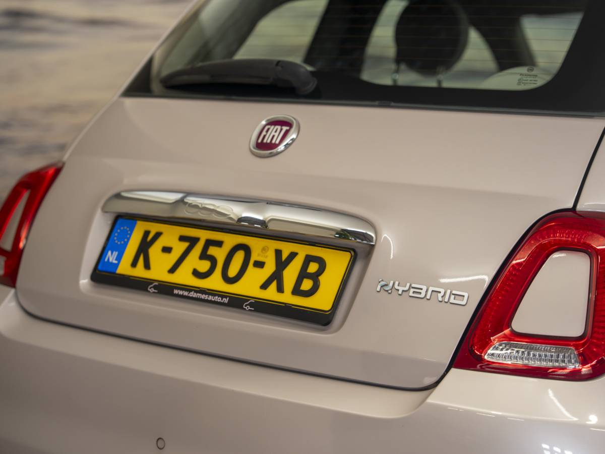 Fiat 500 Fiat 500 1.0 Hybrid Launch Edition, NAV, powder pink, incl garantie