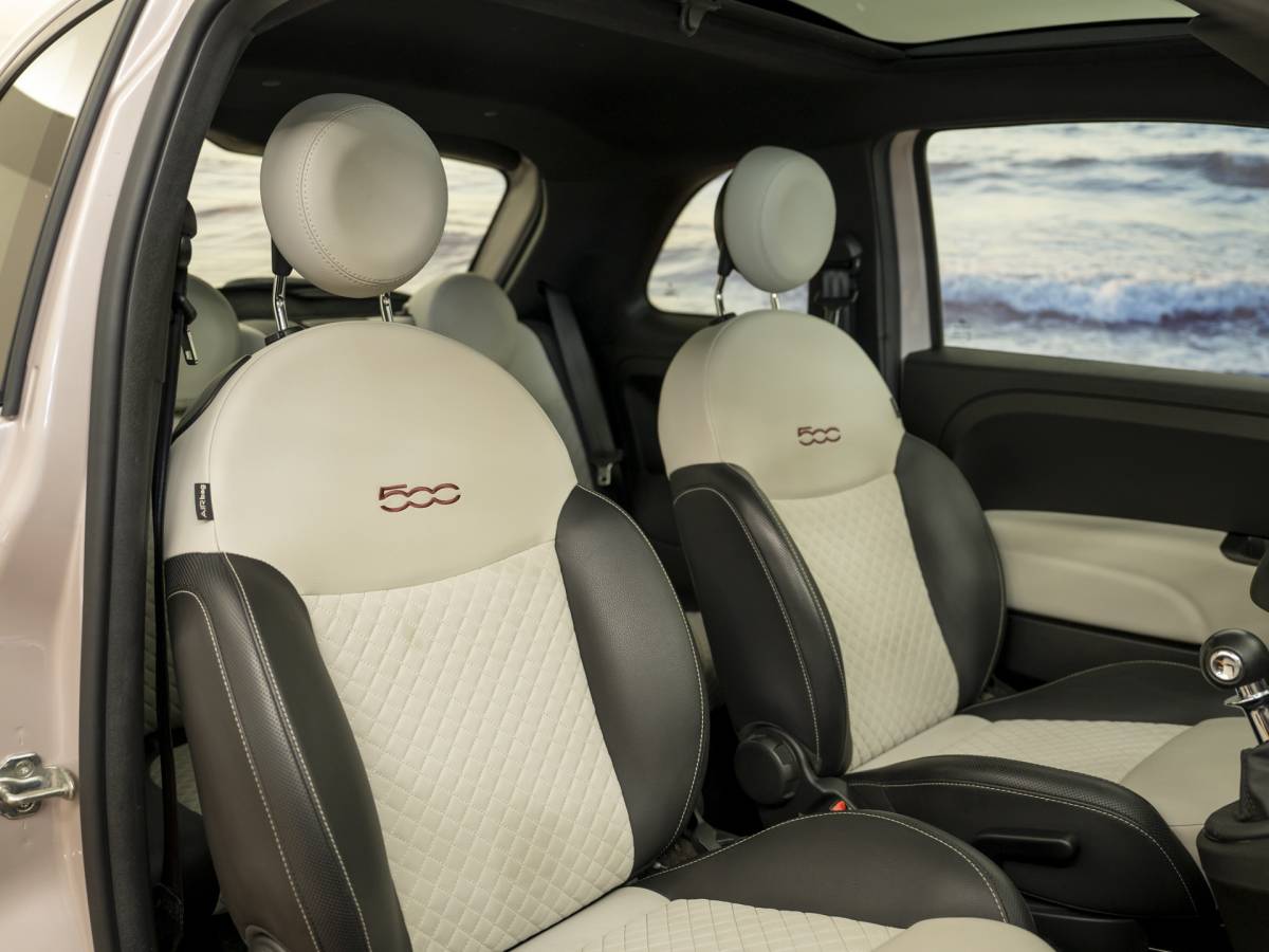 Fiat 500 Fiat 500 1.0 Hybrid Launch Edition, NAV, powder pink, incl garantie
