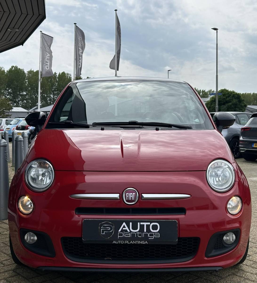 Fiat 500 Fiat 500 0.9 TwinAir Turbo 500S 80PK | NL AUTO | NAP | Onderhoudshistorie | Abarth-pakket | Side Skirts | Achterspoiler | Sport Velgen | Parkeersensoren | Luxe Bekleding | Airco | Elektrische Ramen | 2 Sleutels |