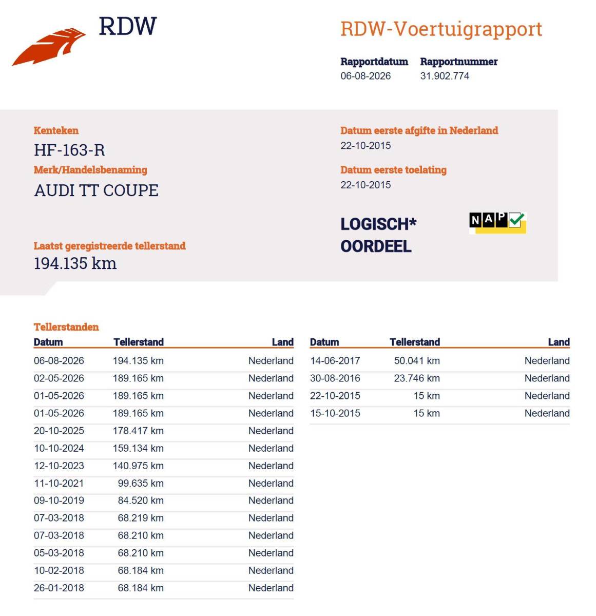 Audi TT Audi TT 1.8 TFSI Pro Line 179PK | AUTOMAAT | ZEER NETTE STAAT! | Volledige Onderhoudshistorie | 06-2026 Groot Onderhoud Gehad | Maxton Pakket | Virtual Cockpit | Apple Carplay & Android Auto | Navigatie | 18 Inch |
