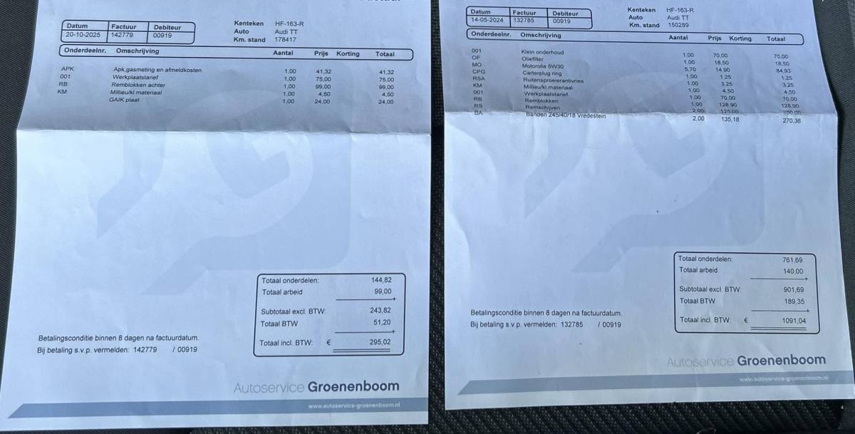 Audi TT Audi TT 1.8 TFSI Pro Line 179PK | AUTOMAAT | ZEER NETTE STAAT! | Volledige Onderhoudshistorie | 06-2026 Groot Onderhoud Gehad | Maxton Pakket | Virtual Cockpit | Apple Carplay & Android Auto | Navigatie | 18 Inch |