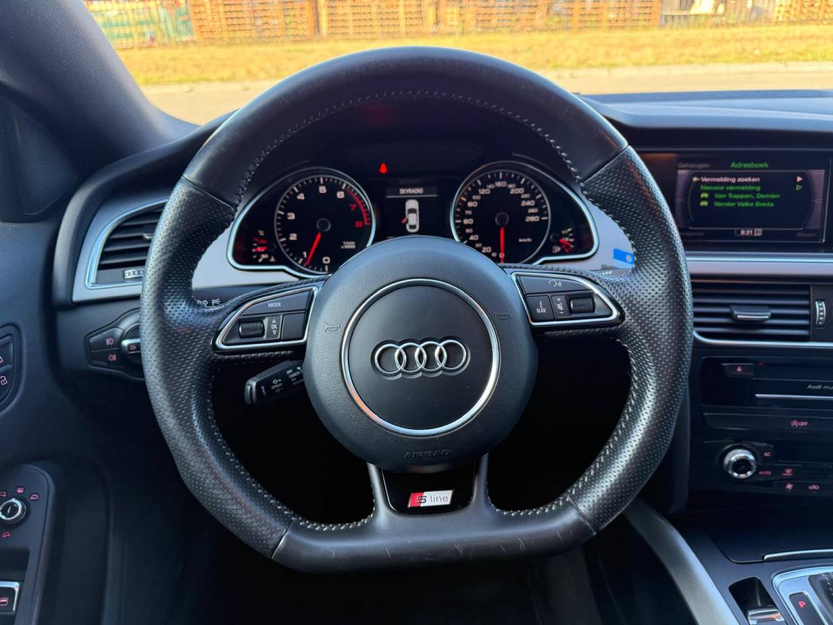 Audi A5 Audi A5 Sportback 1.8 TFSI S Edition | 3E EIGENAAR | 3/6/12 MND GARANTIE | SCHUIFDAK | AUTOMAAT | CRUISE | AIRCO | NAVI | S-LINE | XENON |