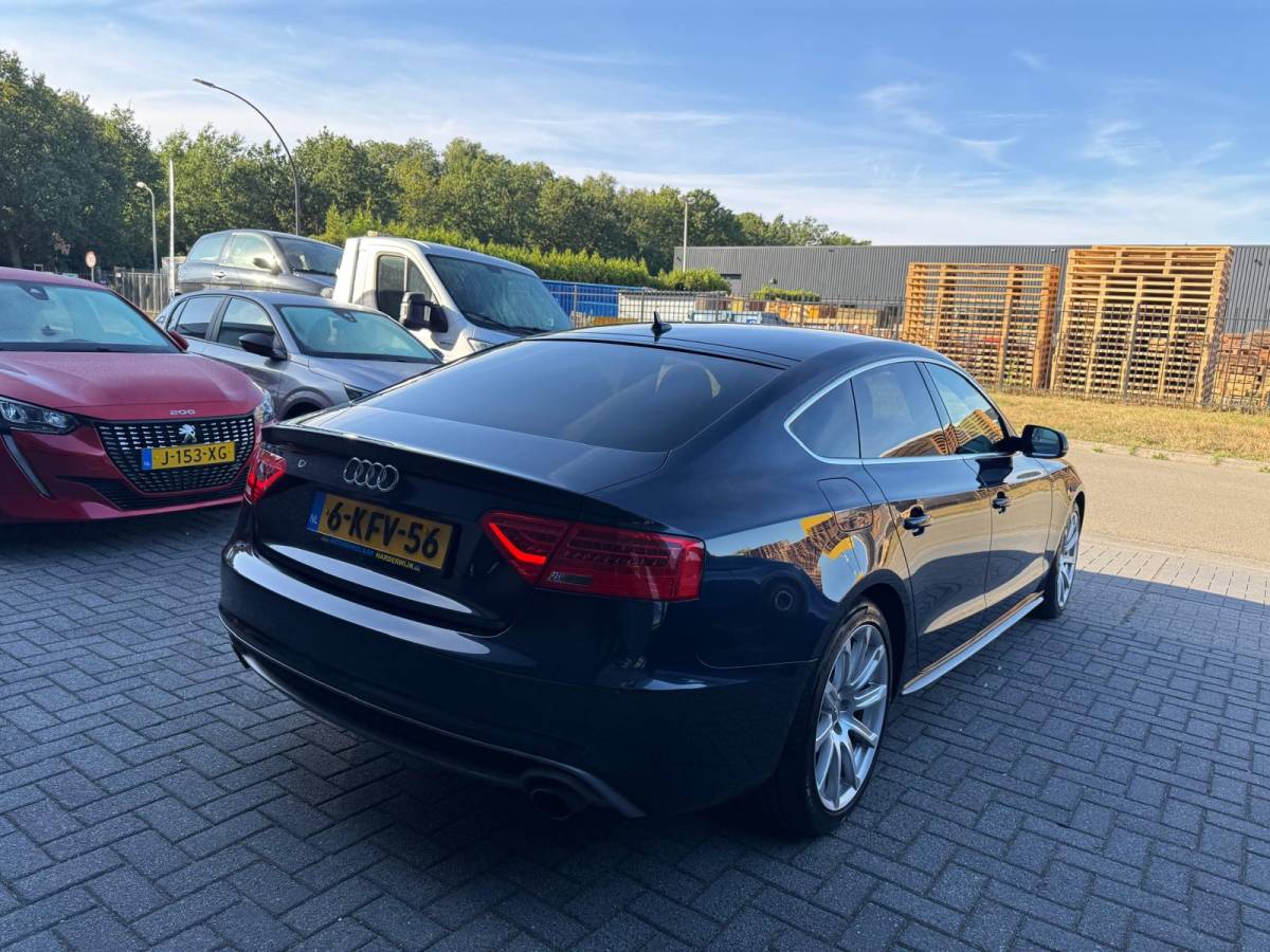 Audi A5 Audi A5 Sportback 1.8 TFSI S Edition | 3E EIGENAAR | 3/6/12 MND GARANTIE | SCHUIFDAK | AUTOMAAT | CRUISE | AIRCO | NAVI | S-LINE | XENON |