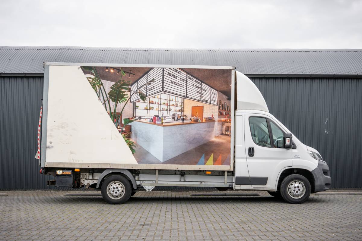 Fiat Ducato Fiat Ducato 130 Multijet 2.3 D L3H2 | 3-Zits | Bakwagen met laadklep | LED | Cruise | Airco