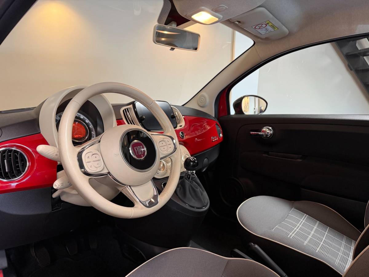 Fiat 500 Fiat 500 1.2 Lounge *Distr.riem VV* Carplay|Navi|Cruise|DAB|PDC|BT|NAP|Top onderhouden / Lage Km-stand!