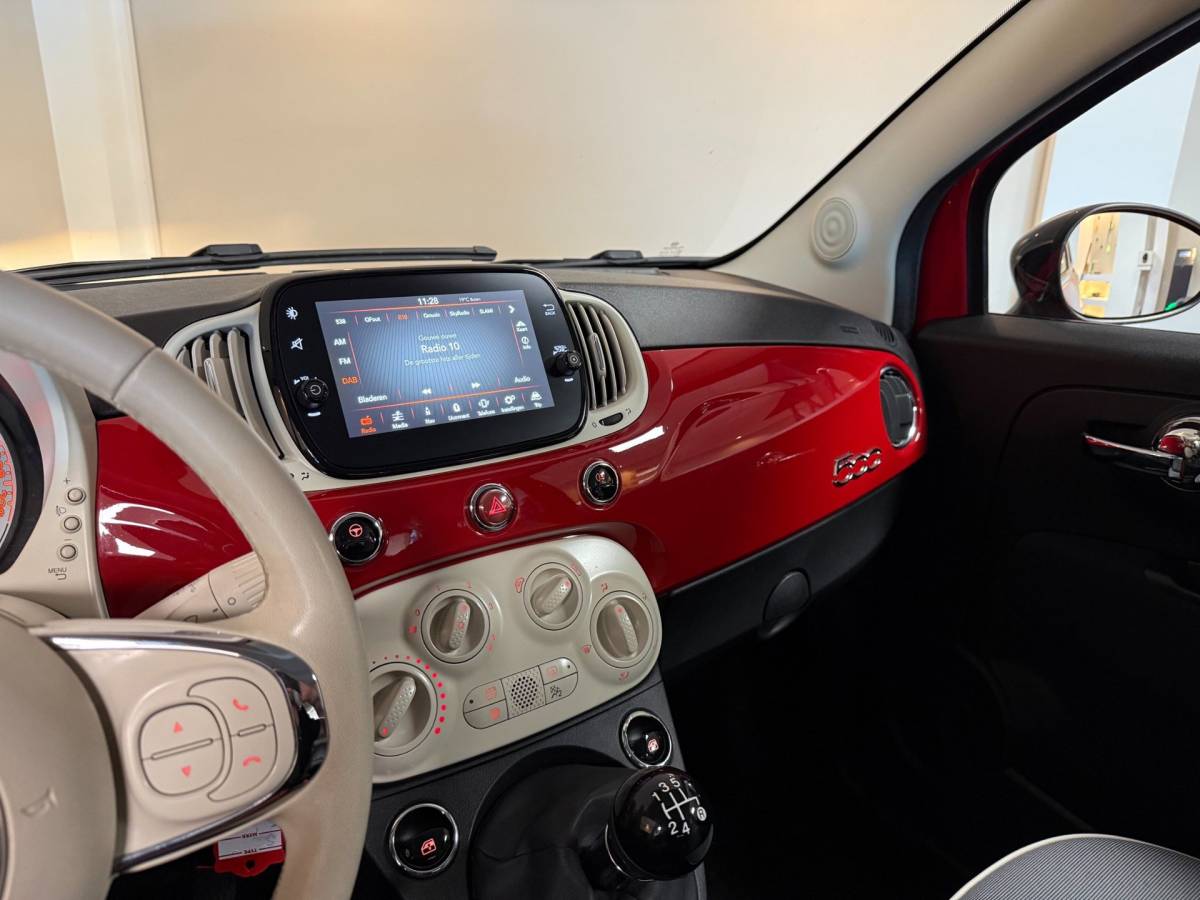 Fiat 500 Fiat 500 1.2 Lounge *Distr.riem VV* Carplay|Navi|Cruise|DAB|PDC|BT|NAP|Top onderhouden / Lage Km-stand!