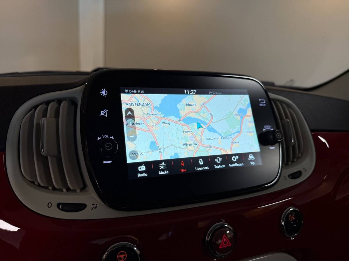 Fiat 500 Fiat 500 1.2 Lounge *Distr.riem VV* Carplay|Navi|Cruise|DAB|PDC|BT|NAP|Top onderhouden / Lage Km-stand!