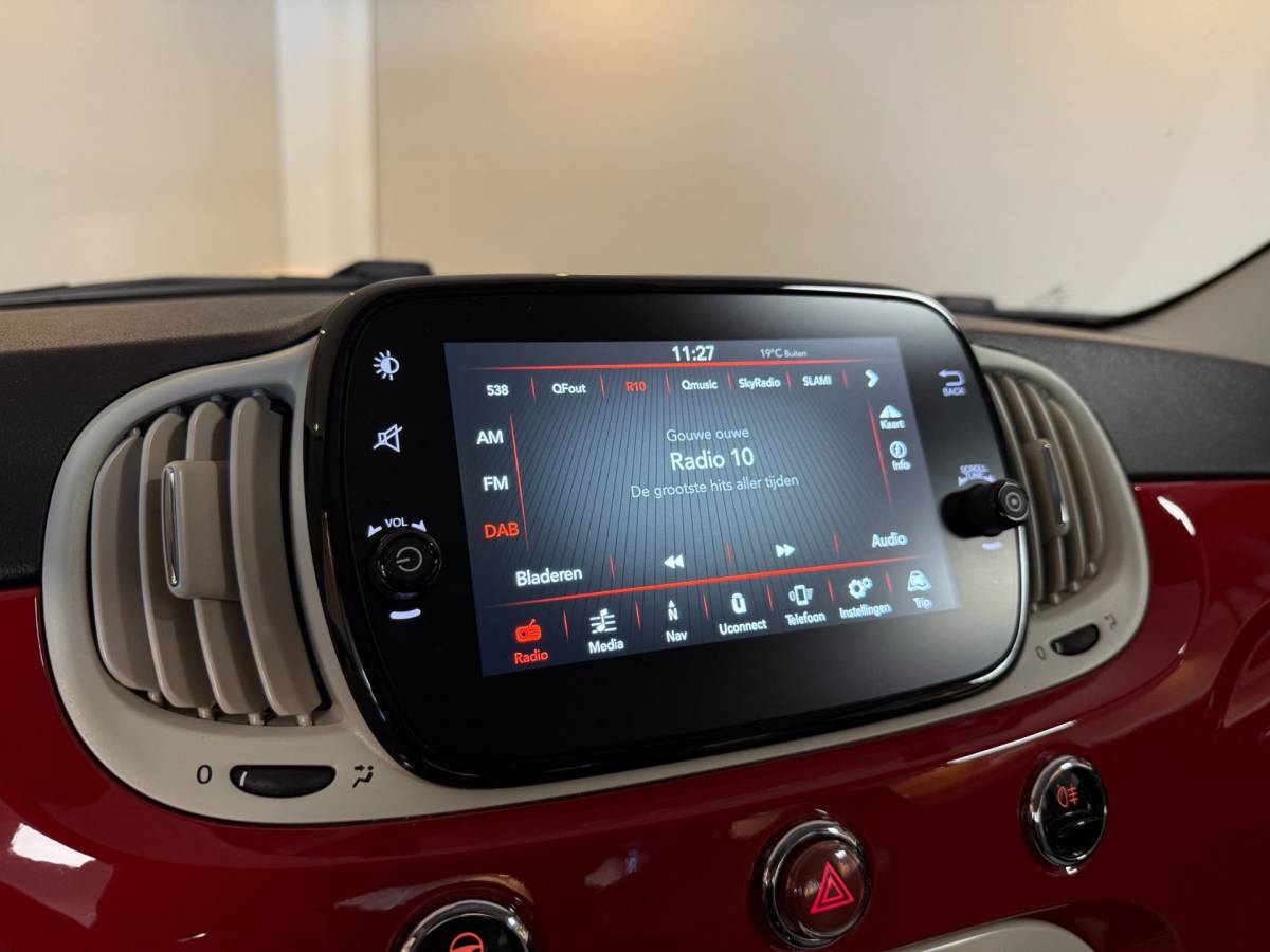 Fiat 500 Fiat 500 1.2 Lounge *Distr.riem VV* Carplay|Navi|Cruise|DAB|PDC|BT|NAP|Top onderhouden / Lage Km-stand!