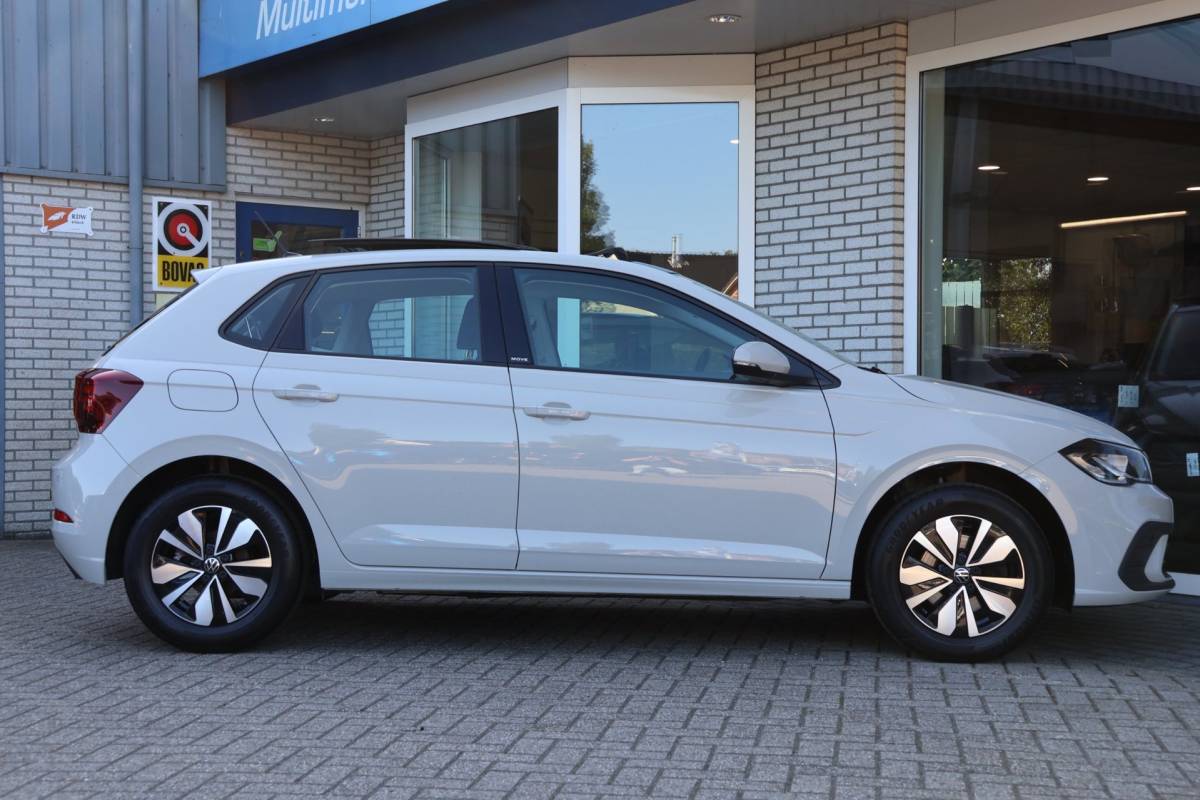 Volkswagen Polo Volkswagen POLO 1.0 TSI Move-editie, automaat, trekhaak, 3 jaar fabrieksgarantie, schuif-kantel dak