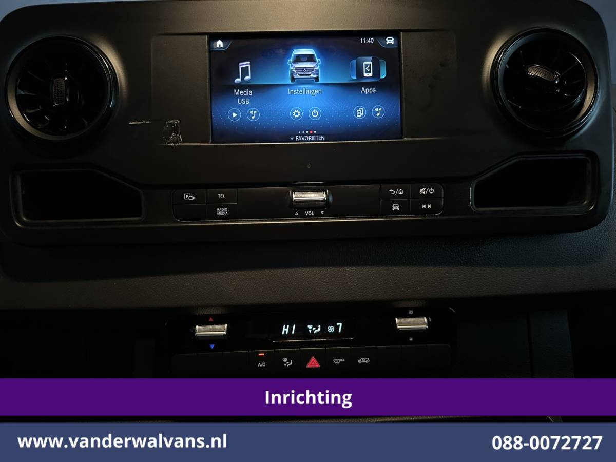 Mercedes-Benz Sprinter Mercedes-Benz Sprinter 316 CDI 164pk 3500kg Trekhaak L2H2 Inrichting Euro6 Airco | Omvormer | Camera | Apple Carplay Android Auto, Cruisecontrol, Parkeersensoren