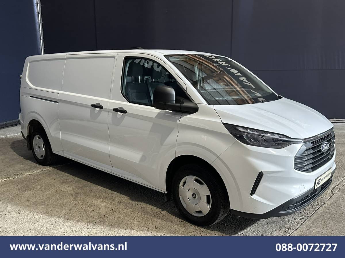 Ford Transit Custom Ford Transit Custom 2.0 TDCI 136pk L2H1 Euro6 Airco | Camera | LED | Apple Carplay | Cruisecontrol Android Auto, Verwarmde voorruit, Parkeersensoren, Bijrijdersbank
