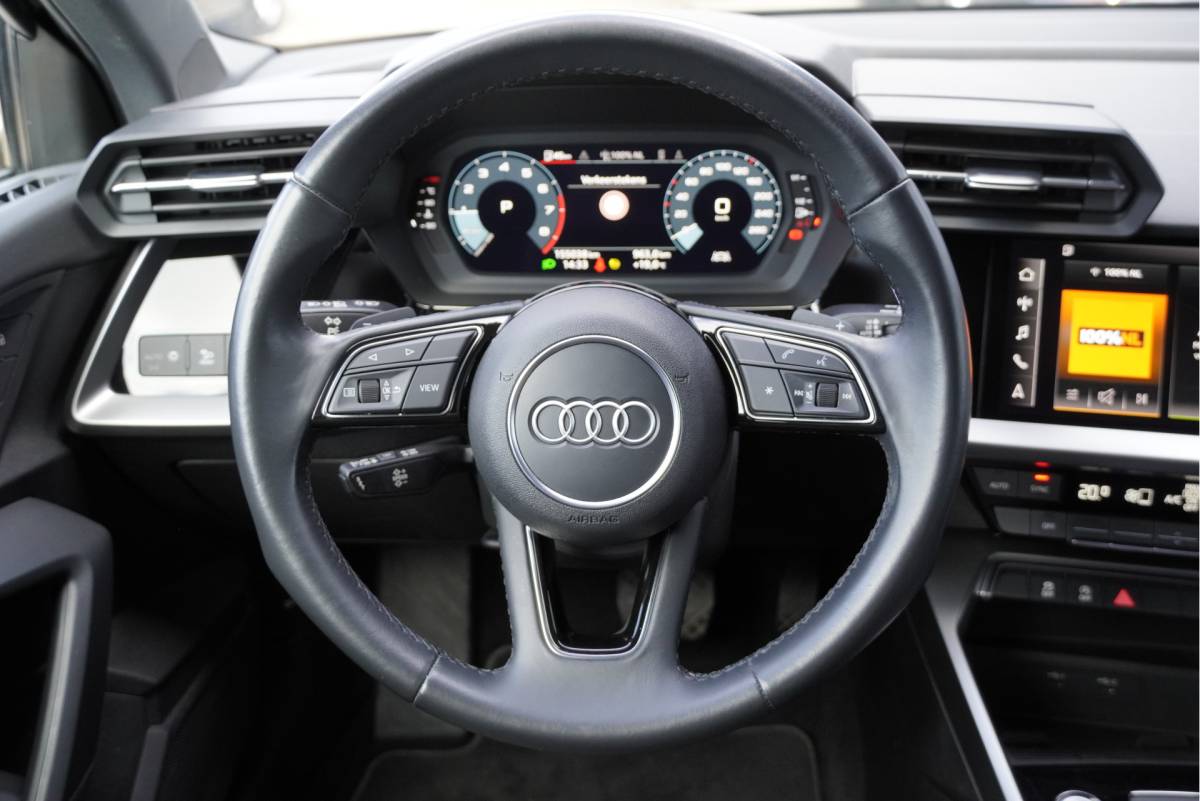 Audi A3 Audi A3 Sportback 30 TFSI Automaat! 5drs Advanced Edition BJ2021 Lmv 17″ | Led V+A | Dynamische knipperlichten | Pdc | App-Connect | Virtual cockpit | Climate control | Cruise control | Sportstoelen | Extra getint glas
