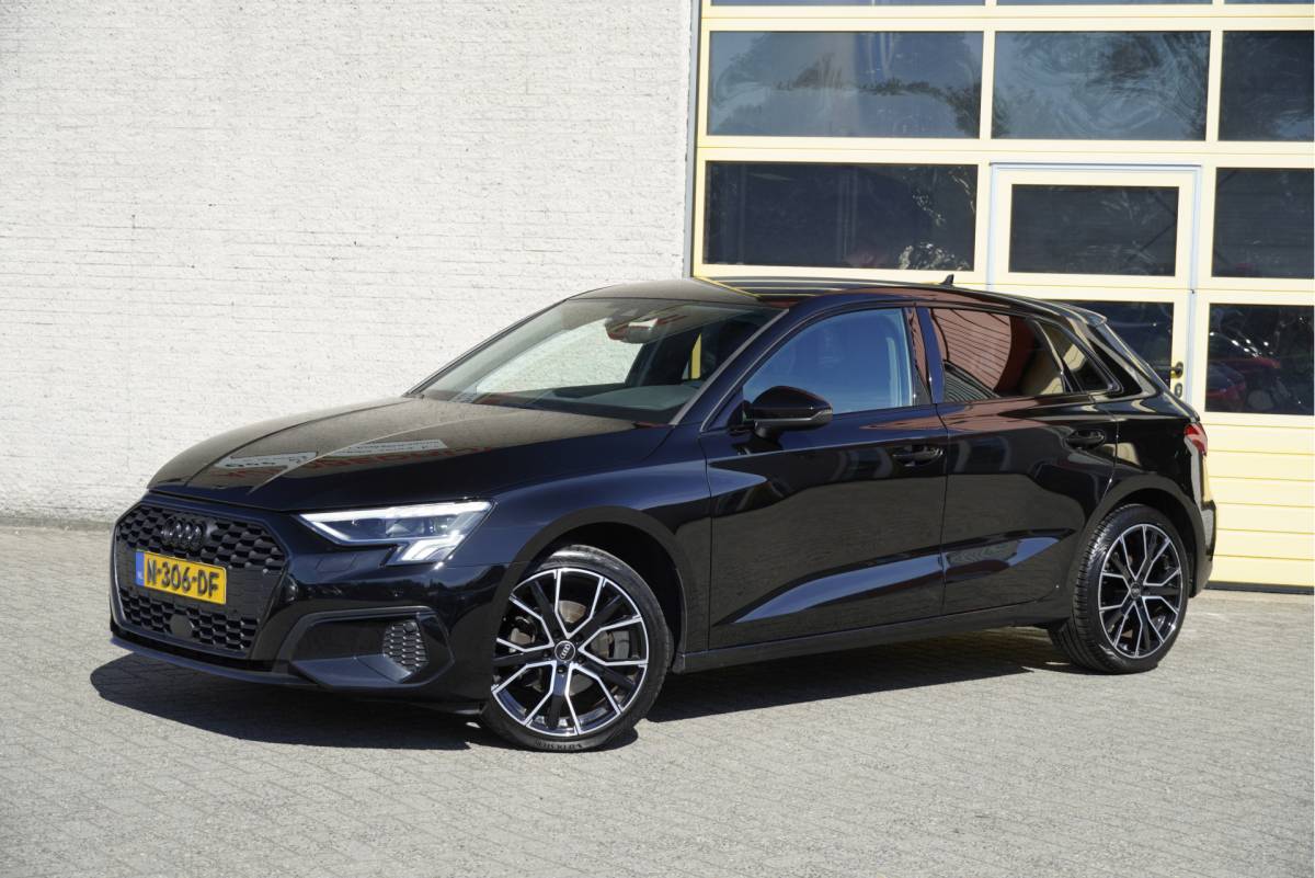 Audi A3 Audi A3 Sportback 30 TFSI Automaat! 5drs Advanced Edition BJ2021 Lmv 17″ | Led V+A | Dynamische knipperlichten | Pdc | App-Connect | Virtual cockpit | Climate control | Cruise control | Sportstoelen | Extra getint glas
