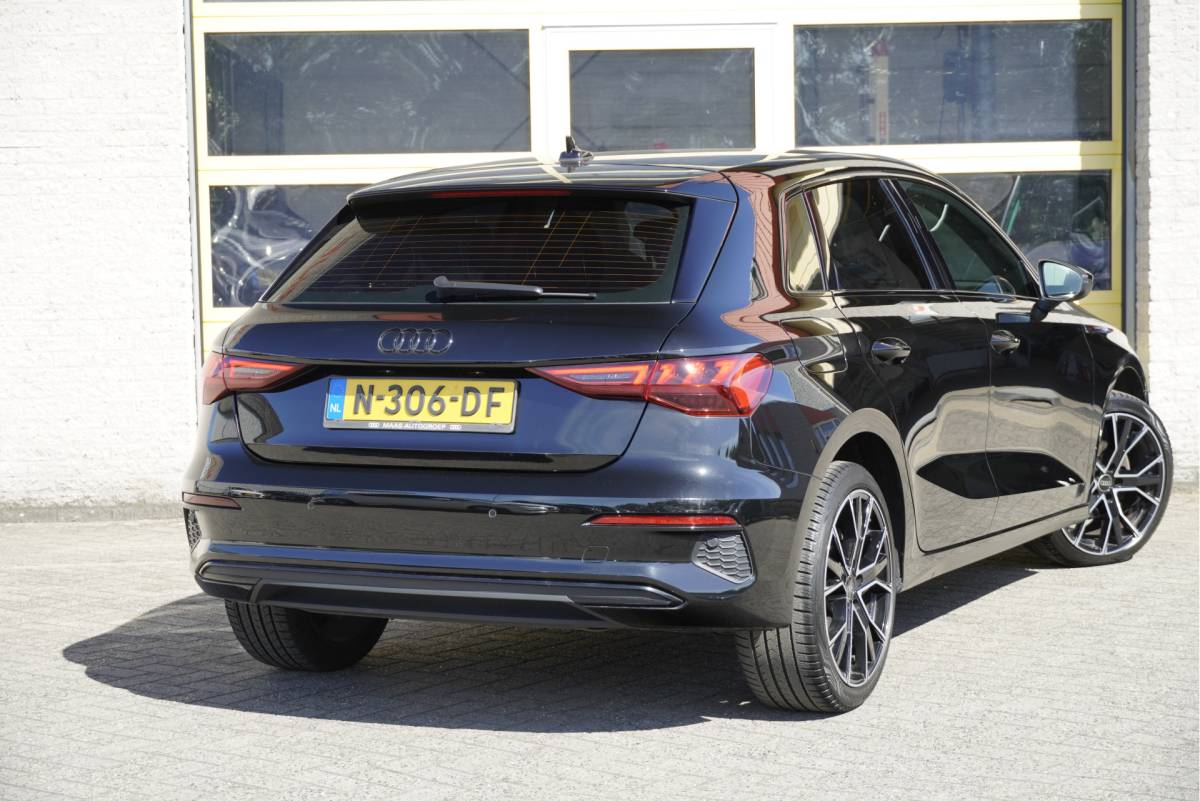 Audi A3 Audi A3 Sportback 30 TFSI Automaat! 5drs Advanced Edition BJ2021 Lmv 17″ | Led V+A | Dynamische knipperlichten | Pdc | App-Connect | Virtual cockpit | Climate control | Cruise control | Sportstoelen | Extra getint glas