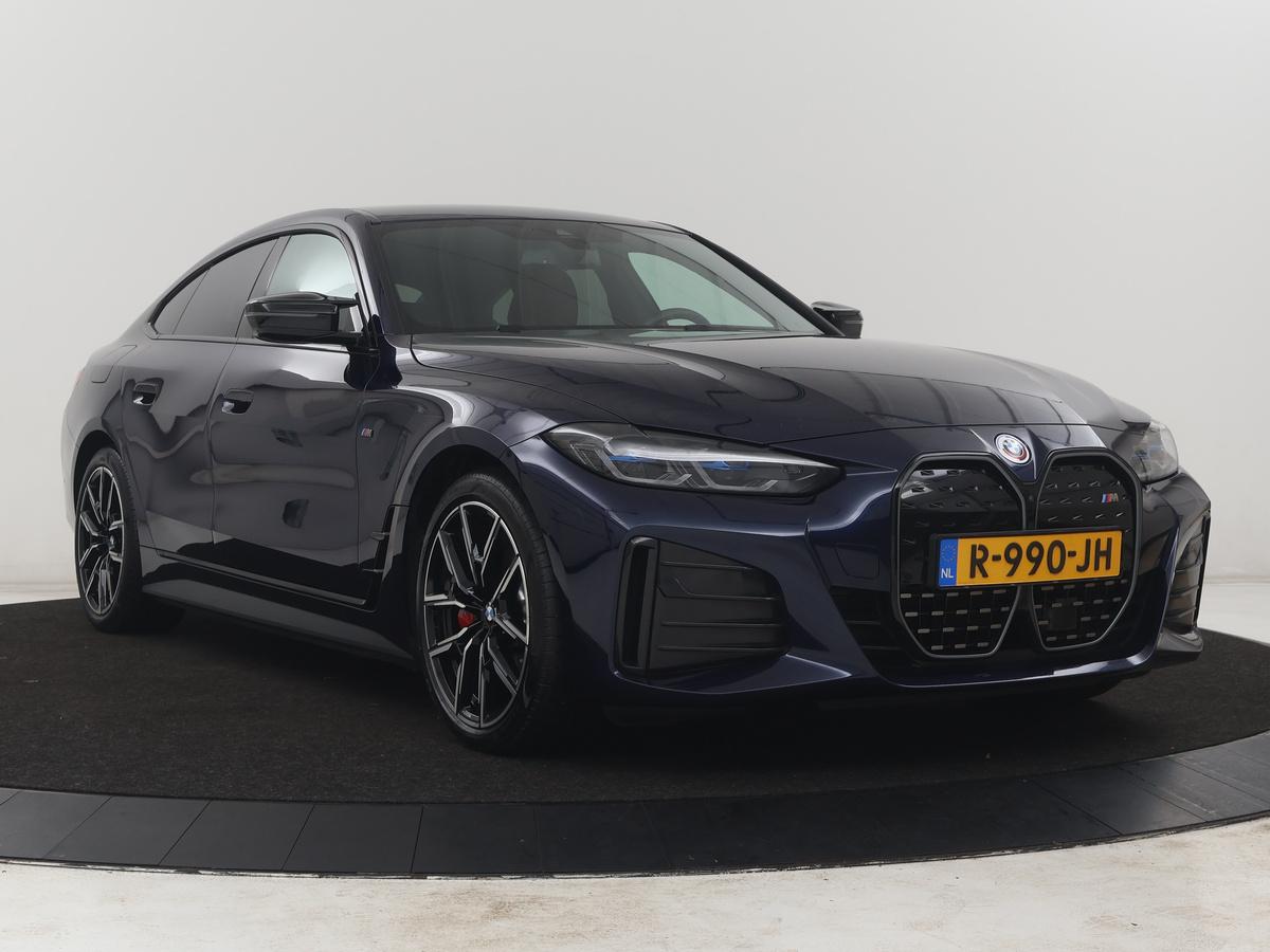 BMW i4 BMW i4 M50 High Executive 84 kWh | SOH 94,4% | Leder | Adaptive cruise |  xDrive |  Stoelverwarming | Head-up | Harman/Kardon | Carplay | Sfeerverlichting | 360 camera | Park assist | Elektrische achterklep
